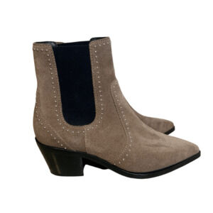 Paige Leather Chelsea Ankle Boots